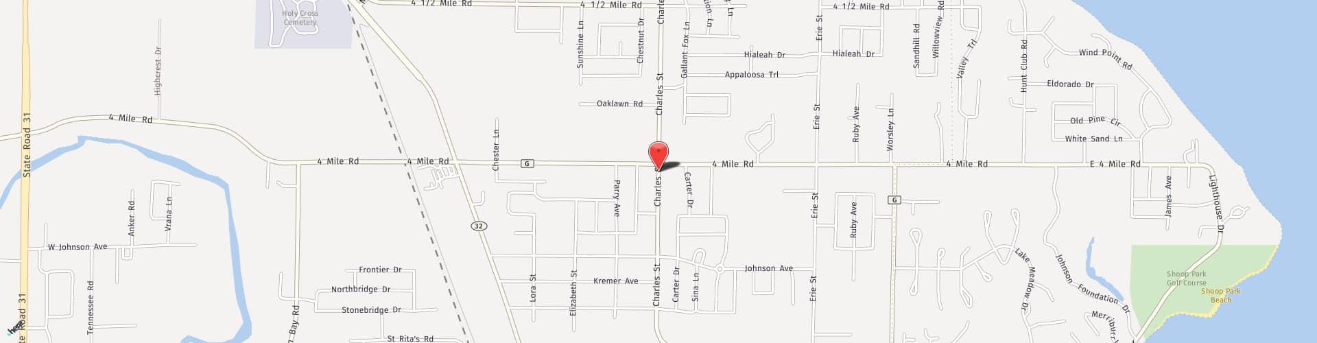 Location Map: 4944 Charles St. Racine, WI 53402